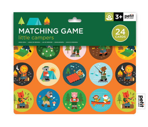 Petit Collage - Matching Game - Little Camper