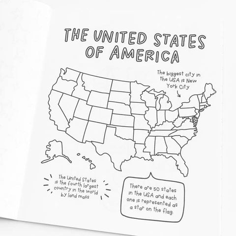 Pippi Post - Coloring Book - USA