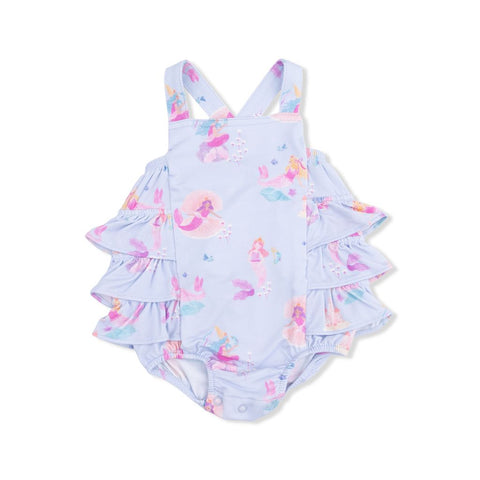 Angel Dear - Ruffle Sunsuit - Mermaid Princesses