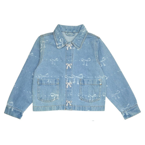 Denim Jacket - Scarlett Bow