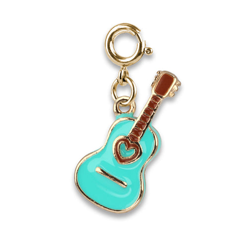 Charms - Gold Rebel Girl Guitar