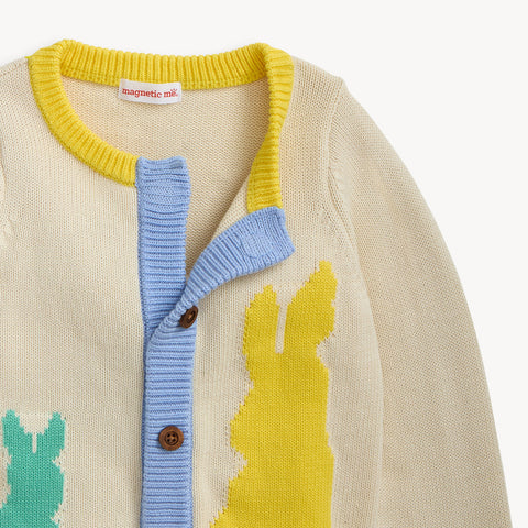 Magnetic Me - Cardigan - Yellow Bunny