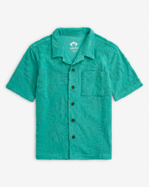 Appaman - Terry Resort Shirt - Emerald