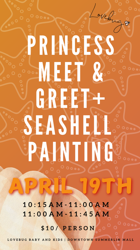 Princess Meet&Greet and Seashell Painting