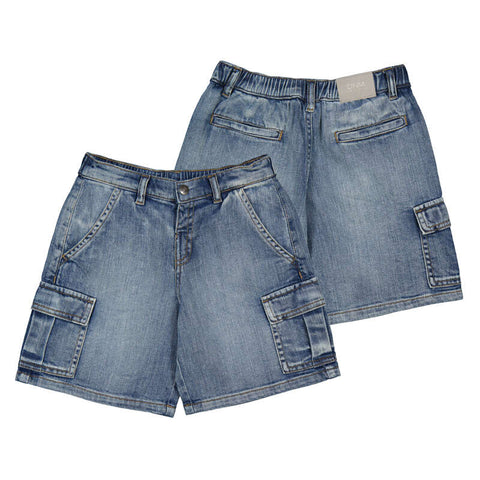 Mayoral - Cargo Bermuda Shorts - Light Denim