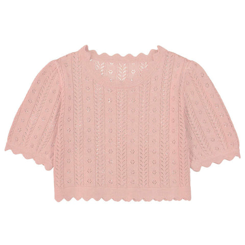 Mayoral - Knit Short Sleeve Top - Blossom
