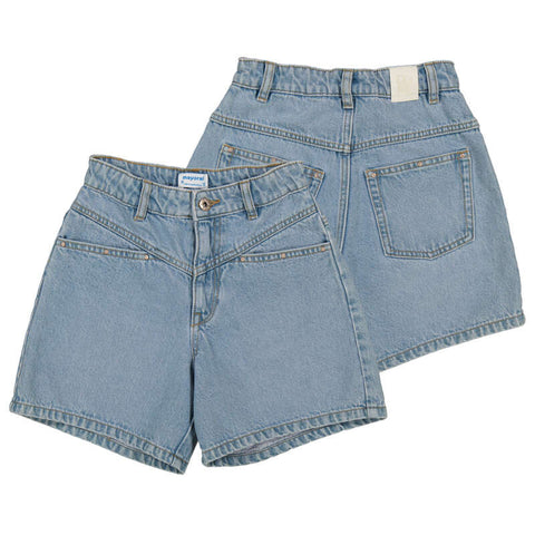 Mayoral - Denim Shorts w/ Rivets - Light Blue