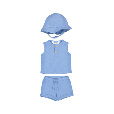 Mayoral - Short and Hat Set - Blue
