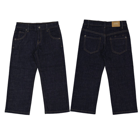 Mayoral - Wide Fit Denim Pants - Dark Indigo