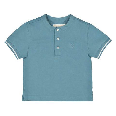 Mayoral - Short Sleeve Mao Neck Polo - Jade