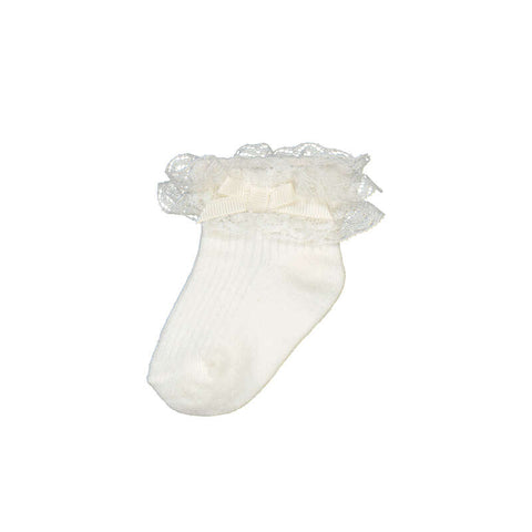 Mayoral - Frilly Socks - Natural Lace