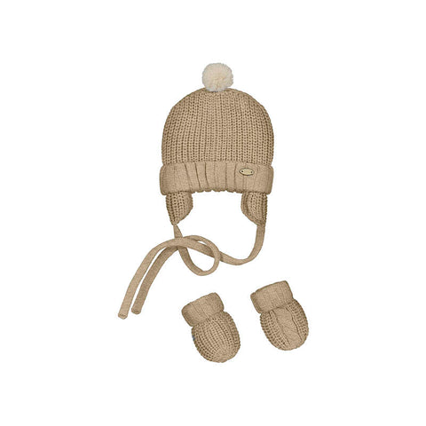 Mayoral - Hat & Mittens Set - Toffee