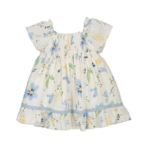 Mayoral - Printed Dress - Spring Blue