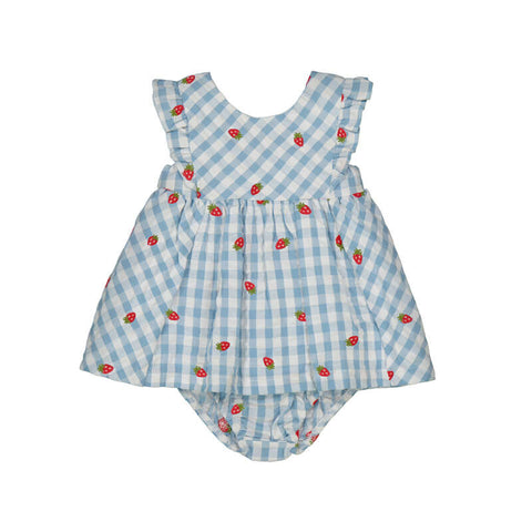 Mayoral - Dress - Lagoon Gingham
