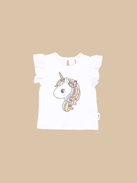 Huxbaby - Frill T-Shirt - Mystic Unicorn