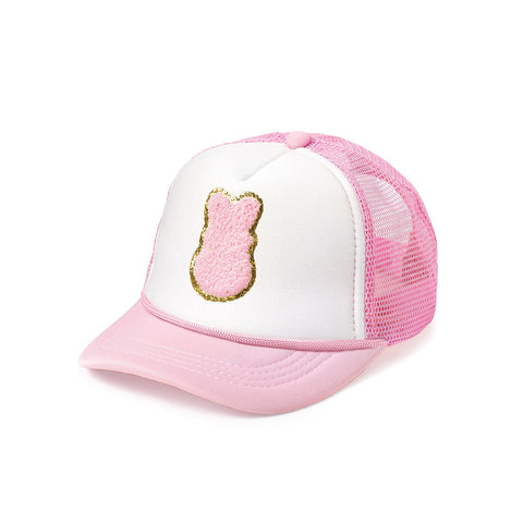 Sweet Wink - Trucker Hat - Pink Bunny Patch