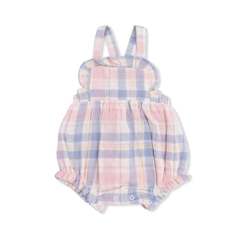 Angel Dear - Oxford Bubble - Dusty Plaid