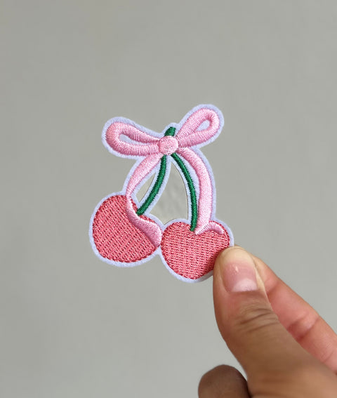 Happy Barb - Patch - Cherries Hanging on Bow