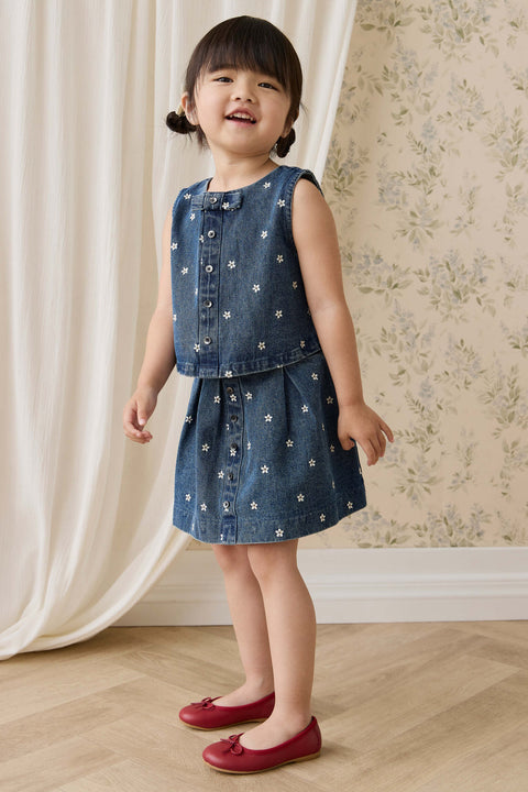 Jaime Kay - Josie Floral Denim Set