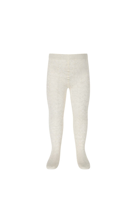 Jamie Kay - Scallop Weave Tight - Light Oatmeal Marle