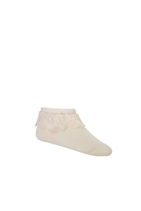 Jamie Kay - Frill Ankle Socks - Shell Pink