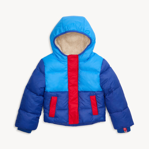 Magnetic Me - Nylon Puffer Parka - Stormy Blue