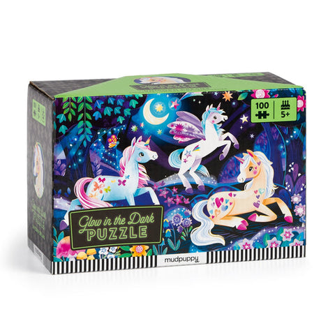 Mudpuppy - Glow In The Dark Puzzle - Unicorn Dreams