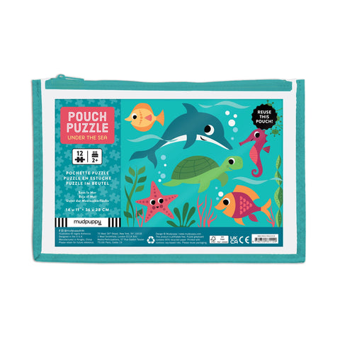 Mudpuppy - Pouch Puzzle - Under the Sea