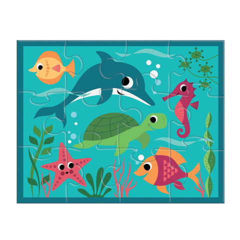Mudpuppy - Pouch Puzzle - Under the Sea