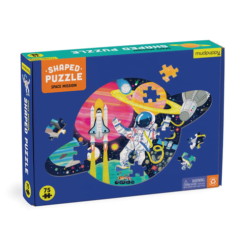 Mudpuppy - Space Mission Shaped Puzzle
