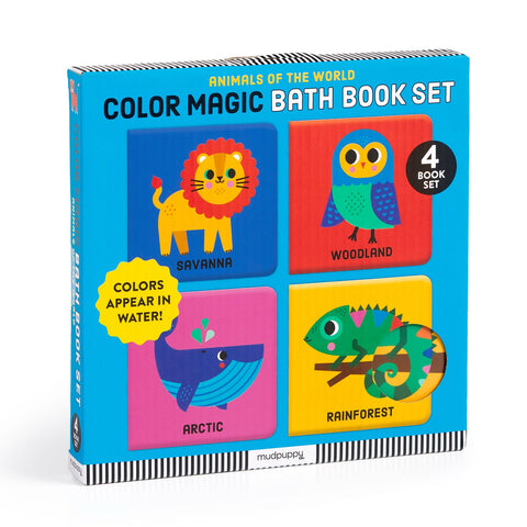 Mudpuppy - Color Magic Bath Book - Animals of the World