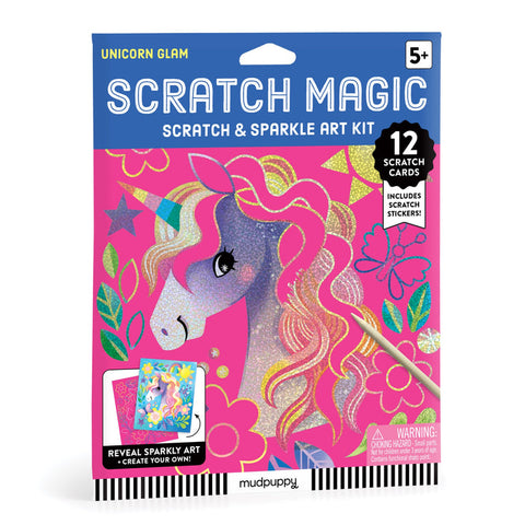 Mudpuppy - Scratch Magic - Unicorn Glam