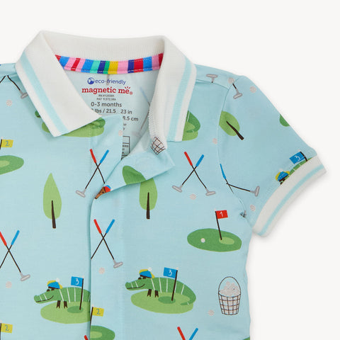 Magnetic Me - Polo Romper - Gopher It