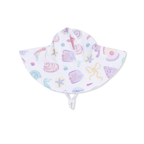 Angel Dear - Wide Brim Sun Hat - Beach Days