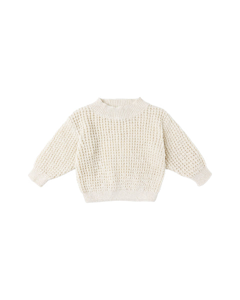 Quincy Mae - Chunky Knit Sweater - Natural