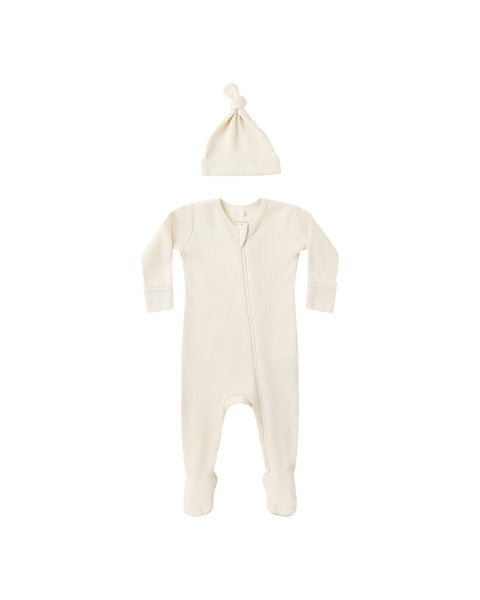 Quincy Mae - Waffle Sleep Set - Natural
