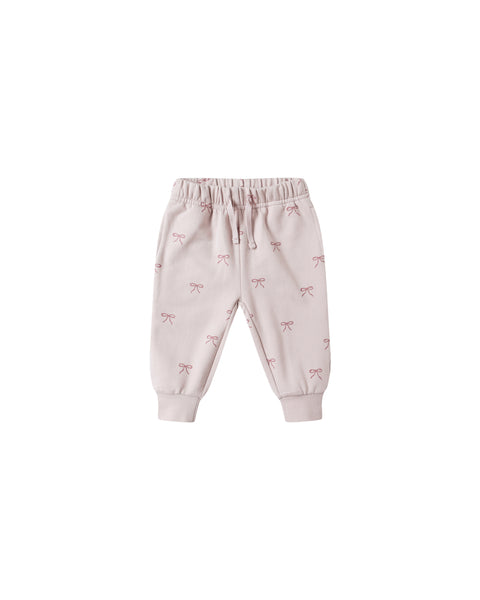 Quincy Mae - Relaxed Fleece Sweatpant - Bows