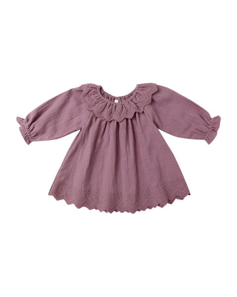 Quincy Mae - Long Sleeve Isla Dress - Mulberry