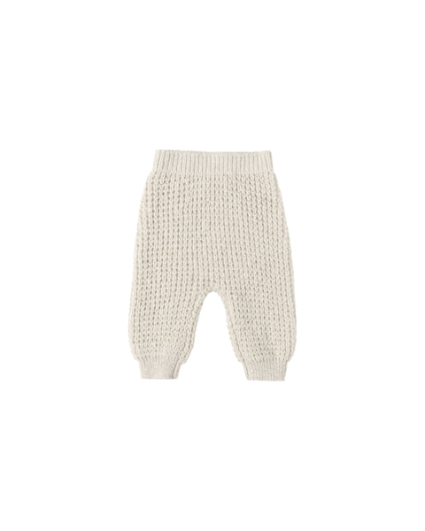 Quincy Mae - Chunky Knit Pant - Natural
