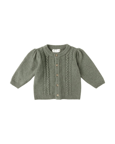 Quincy Mae - Holly Cardigan - Forest