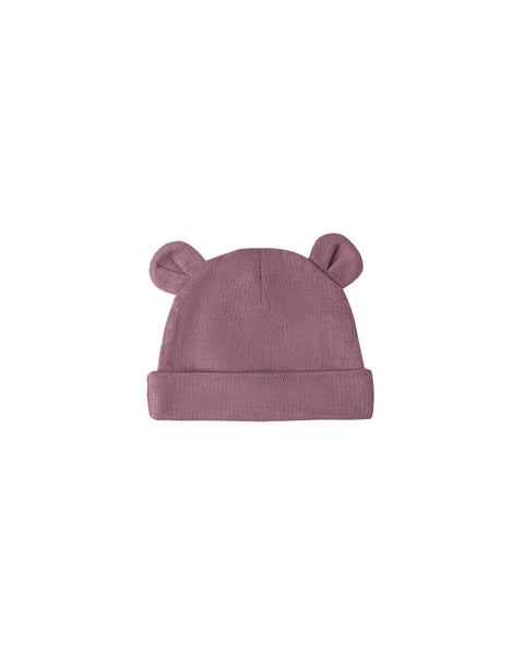 Quincy Mae - Baby Bear Beanie - Mulberry