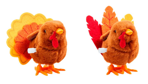 Mud Pie - Wind-Up Turkey Toys