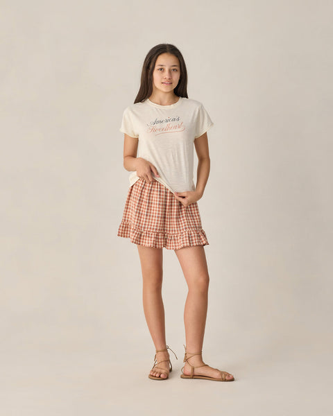 Rylee + Cru - Jess Mini Skirt - Poppy Gingham