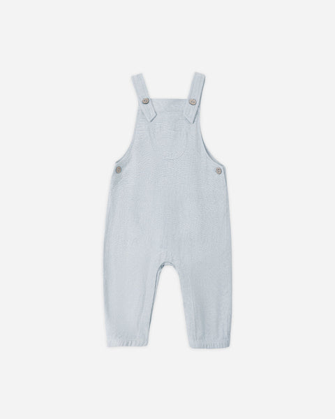 Rylee + Cru - Baby Overall - Heathered Light Blue