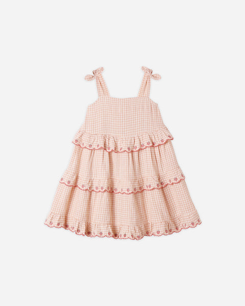 Rylee & Cru - Ruffled Swing Dress - Petal Gingham (Lindsay Arnold Collection)