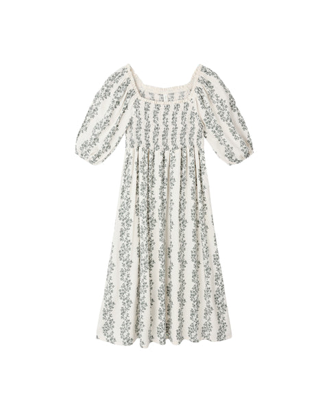 Rylee & Cru - Della Dress - Green Vines