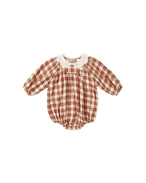 Rylee & Cru - Heidi Romper - Red Plaid