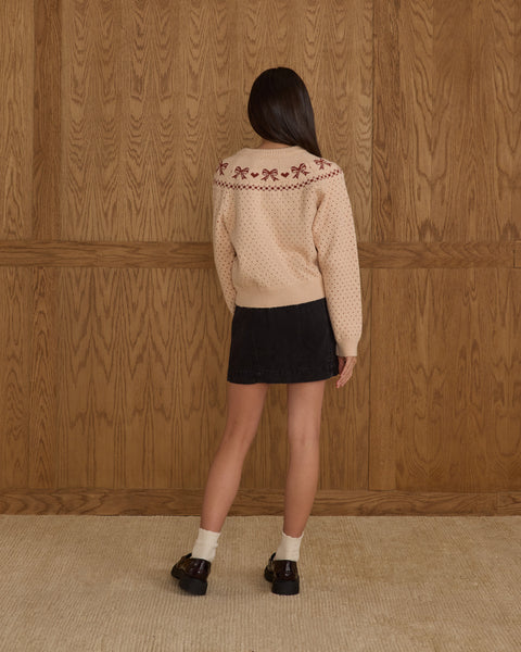 Rylee & Cru - Fair Isle Sweater - Bows