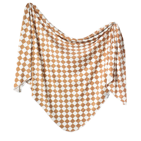Copper Pearl - Knit Swaddle Blanket - Rad
