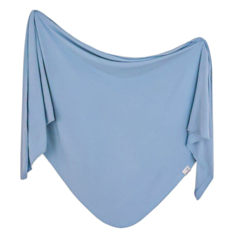 Copper Pearl - Knit Swaddle Blanket - Robin